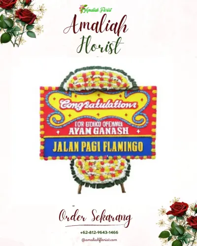 Bunga Papan Congratulation di Tulusrejo